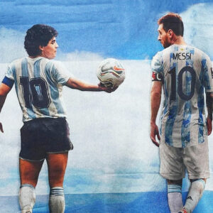 Cuadros - Diego / Messi